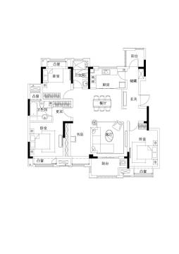 苏州金地名悦户型图-房型图-平面图-吉屋网