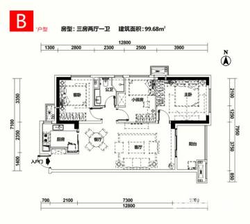 (老盘加推)万科魅力之城户型户型图