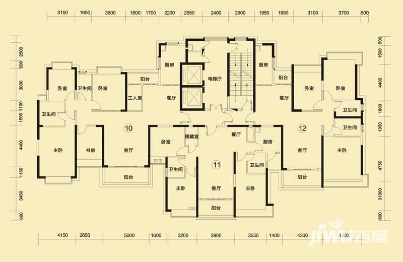 恒大雅苑恒大雅苑户型图 户型 176.10㎡