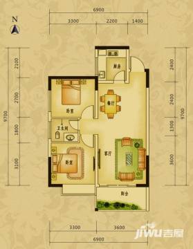 长沙钰龙天下户型图-房型图-平面图-吉屋网