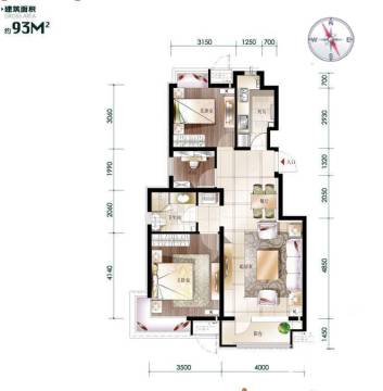 天津金隅悦城户型图-房型图-平面图-吉屋网