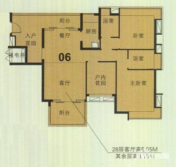 广州新鸿基御华园户型图-房型图-平面图-吉屋网