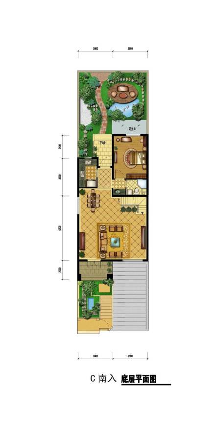 沈阳三盛颐景御园三盛颐景御园户型图 底面平面图户型