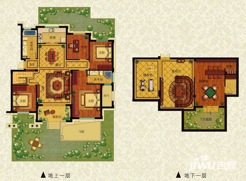 祥生御江湾户型图 a1户型 4室2厅2卫1厨 143.34㎡