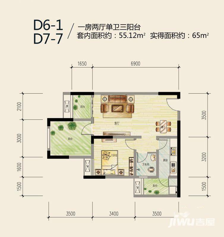 金科廊桥水乡楼盘户型