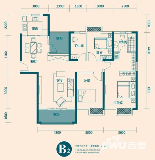 东津世纪城襄阳东津世纪城15区在售b2户型