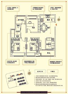 中海珑玺户型图  109㎡