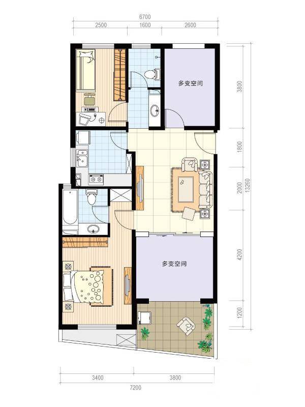 阳光100国际新城阳光100国际新城户型图 阳光100国际新城d2户型 93㎡