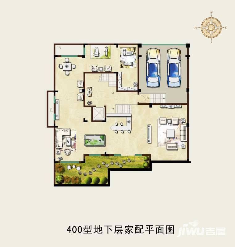 绿地乐和城绿地中央广场户型图 香颂ld户型地下室 641㎡