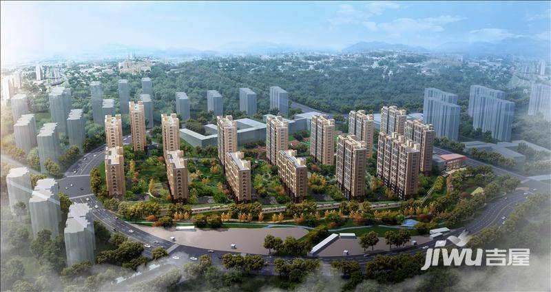 济南市中二环南路商圈鲁能领秀城外景图/效果图194