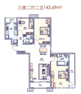 济南阳光100国际新城户型图-房型图-平面图-吉屋网