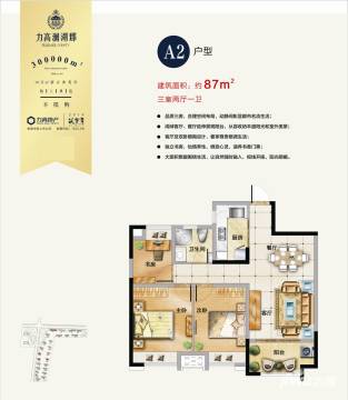 (售完)力高澜湖郡户型户型图