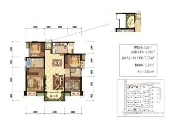 (老盘加推)龙湖嘉天下户型户型图