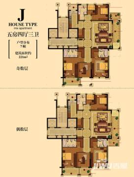 (待售)中江浅水湾户型户型图