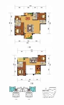 珠海华融琴海湾户型图-房型图-平面图-吉屋网