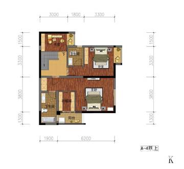 海赋长兴二期·奥林阳光公园户型图 k跃上