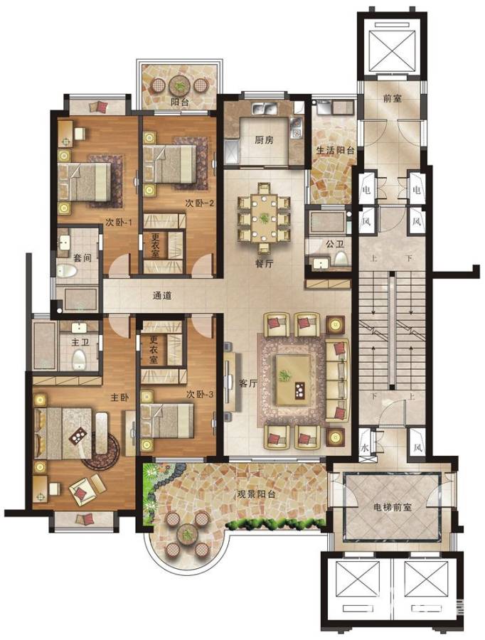 汕头观海居户型图_首付金额__0.0平米 - 吉屋网