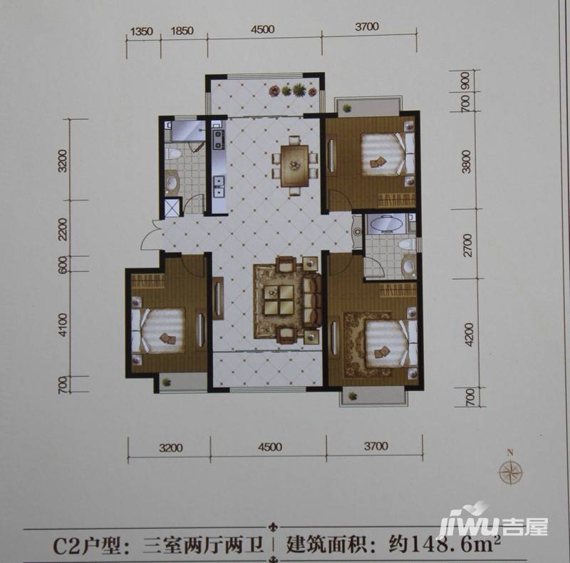 联邦御景江山二期c2户型