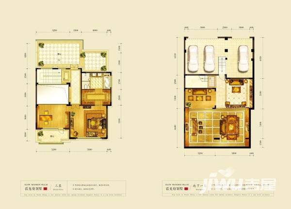 盘锦海泉湾霞光府霞光府别墅户型3户型图_首付金额__0