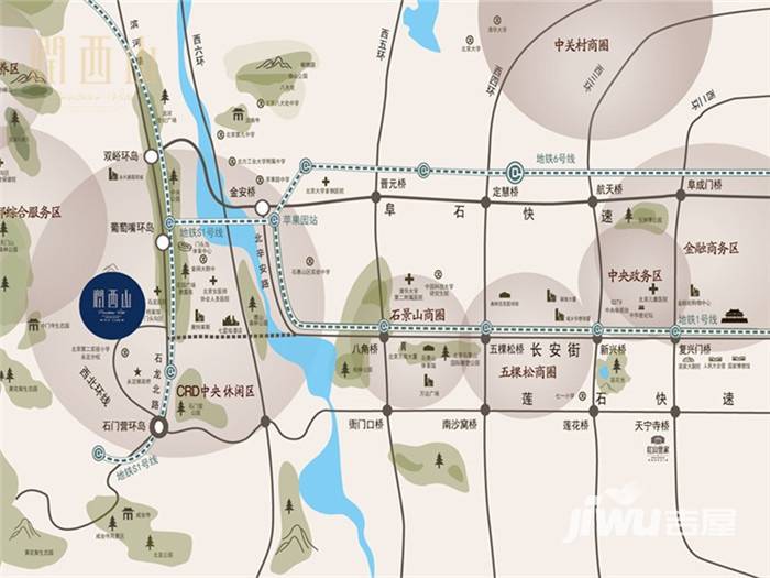 华润润西山位置交通图图片