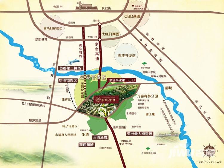 熙晨·龙城位置交通图2