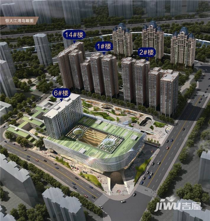 恒大江湾规划图图片