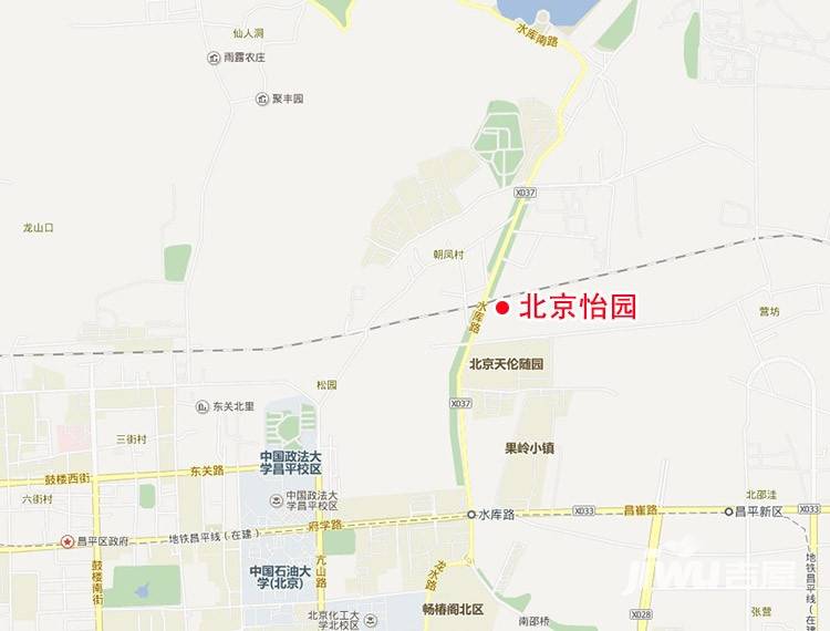 北京怡园位置交通图