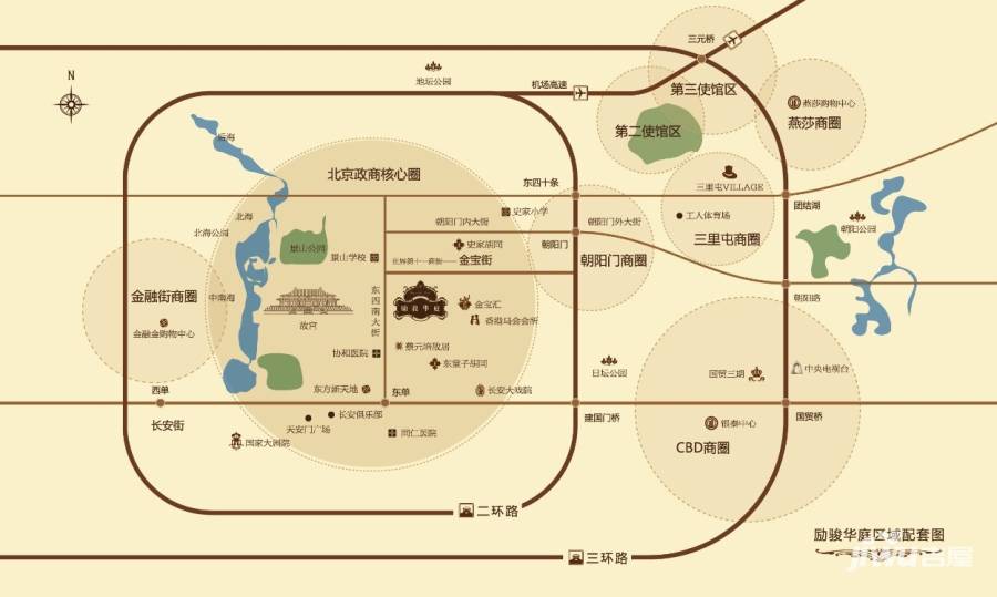 励骏华庭位置交通图图片