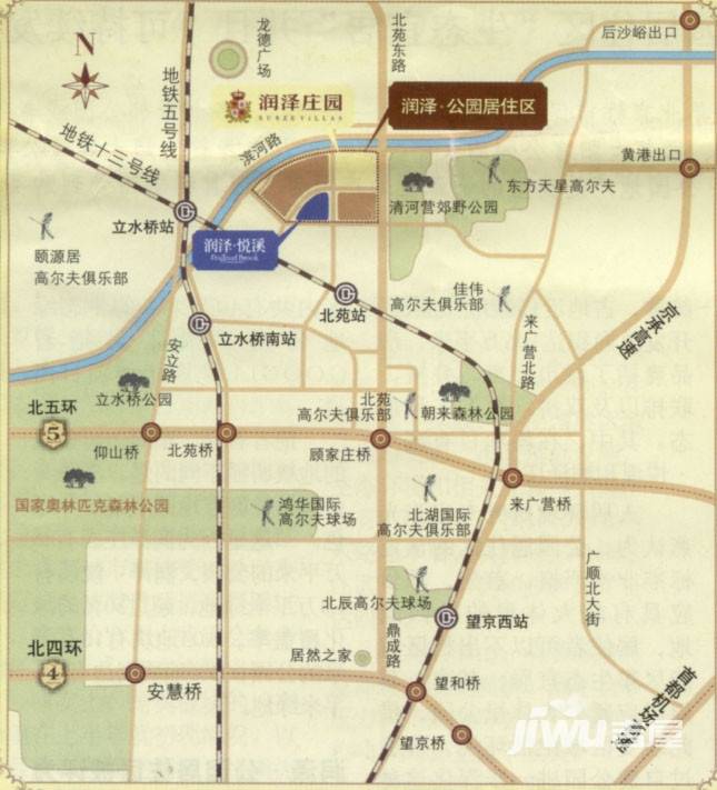 润泽庄园·墅郡位置交通图图片