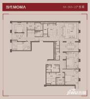 当代MOMA·历峰普通住宅303㎡户型图