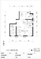 北京华侨城3室2厅2卫户型图