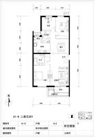 北京华侨城3室2厅2卫户型图