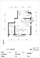 北京华侨城3室2厅2卫户型图