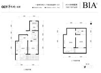 北京华侨城1室2厅2卫202㎡户型图