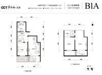 北京华侨城1室2厅2卫202㎡户型图