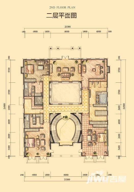 财富城堡4室2厅4卫567㎡户型图