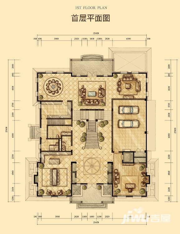 财富城堡0室4厅0卫567㎡户型图