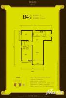 金隅翡丽爱公馆2室2厅1卫107㎡户型图