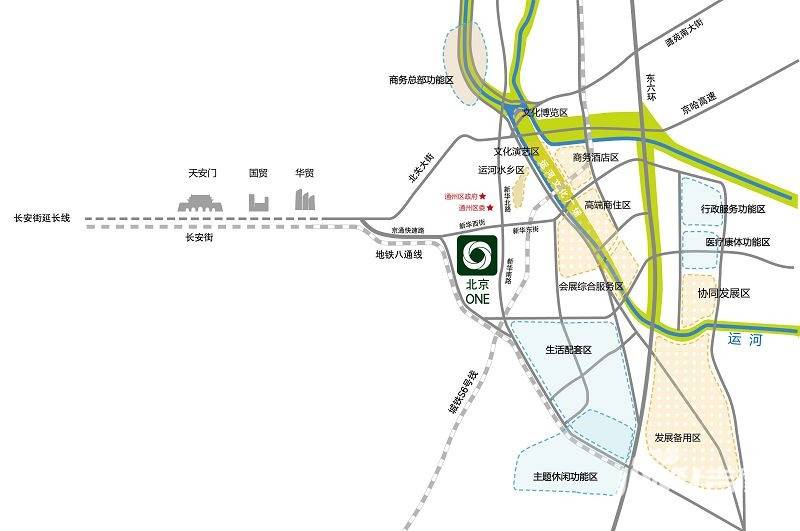 北京ONE国际广场位置交通图图片
