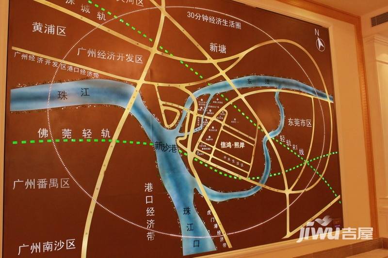 信鸿熙岸位置交通图2