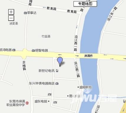 信鸿熙岸位置交通图1