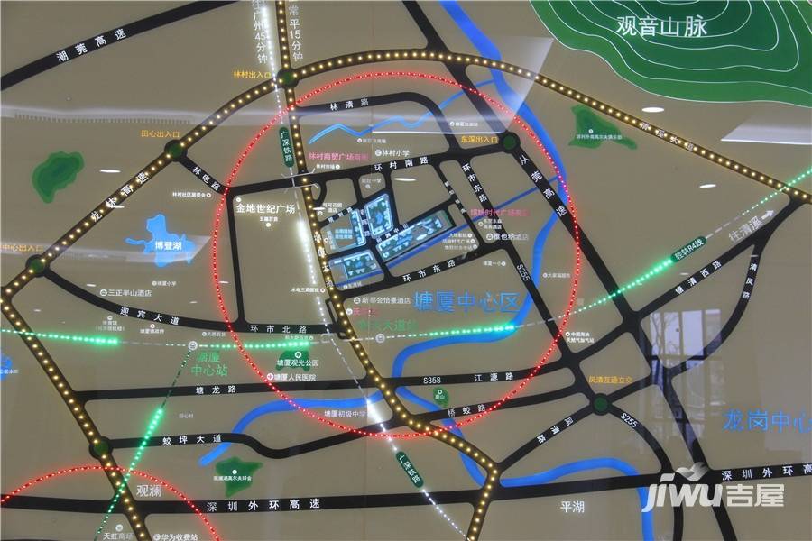 春晖国际城位置交通图