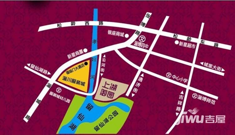 上湖御园位置交通图