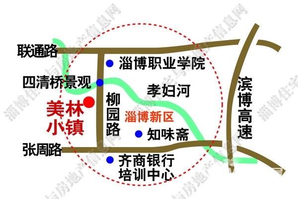 美林小镇位置交通图1