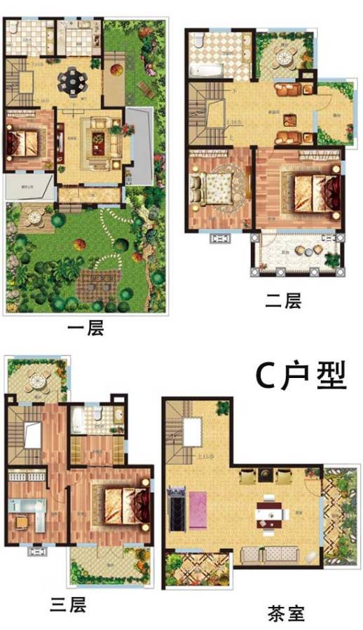 悦澜湾普通住宅234㎡户型图