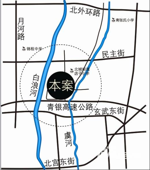 虞河小镇位置交通图图片