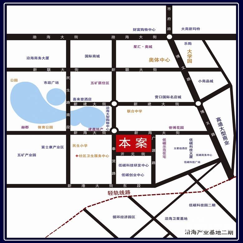 开元广场位置交通图