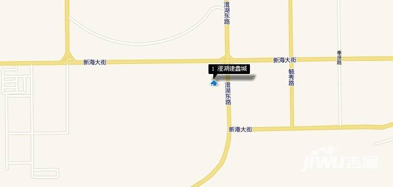 澄湖建鑫城位置交通图1