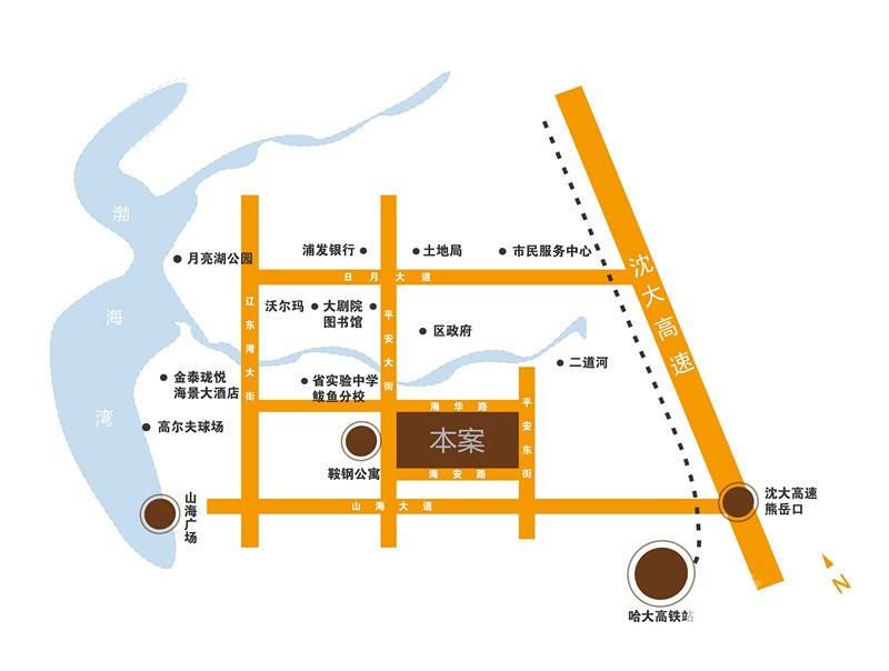 元基首府位置交通图