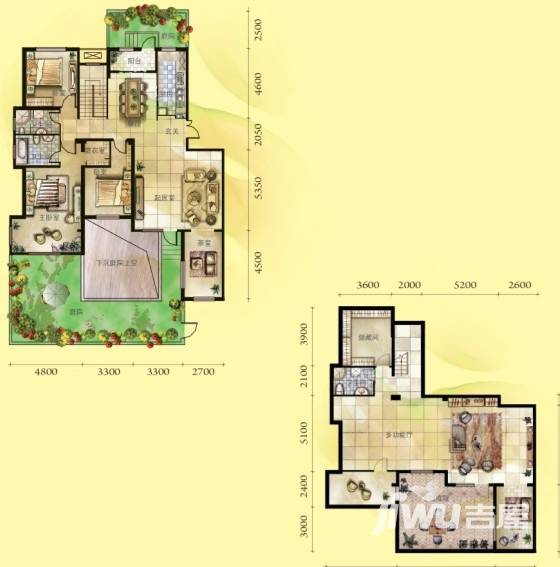 乾瑞嘉山墅普通住宅186.2㎡户型图